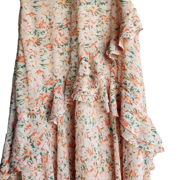 NWT ASTR The Label Pemberly Dress - Peach Orange Floral - Picture 6 of 15